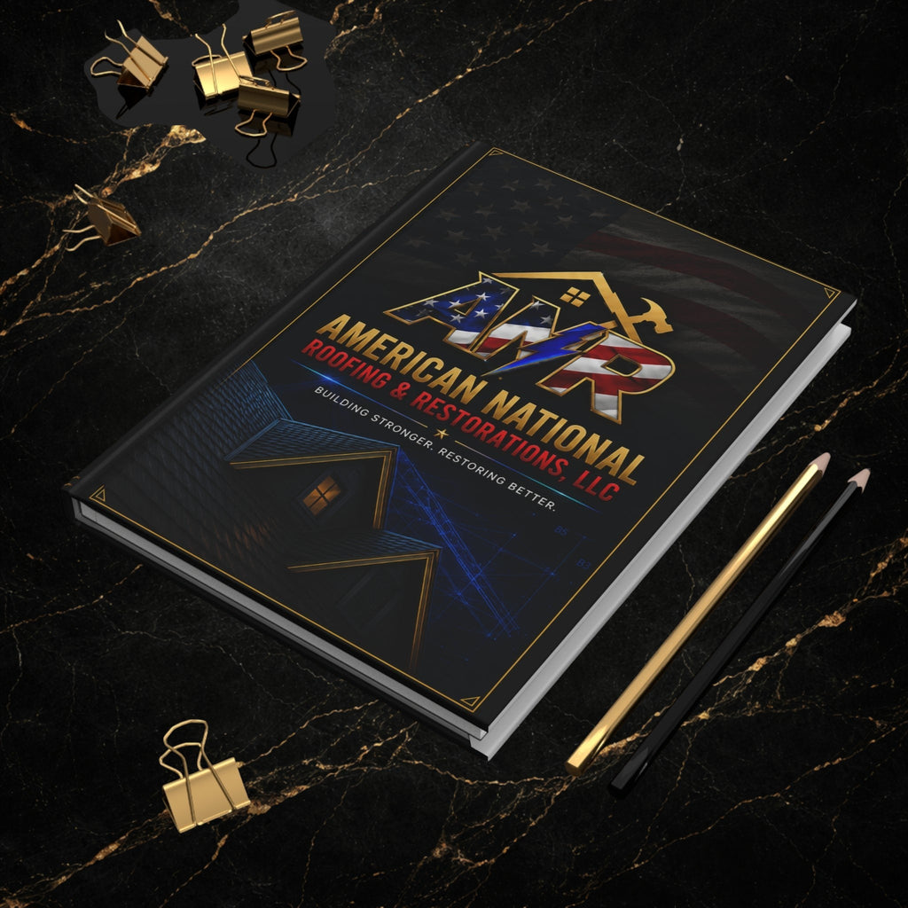 American National Roofing Hardcover Journal — Branded Contractor Notebook