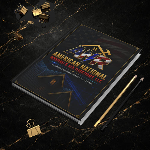American National Roofing Hardcover Journal — Branded Contractor Notebook