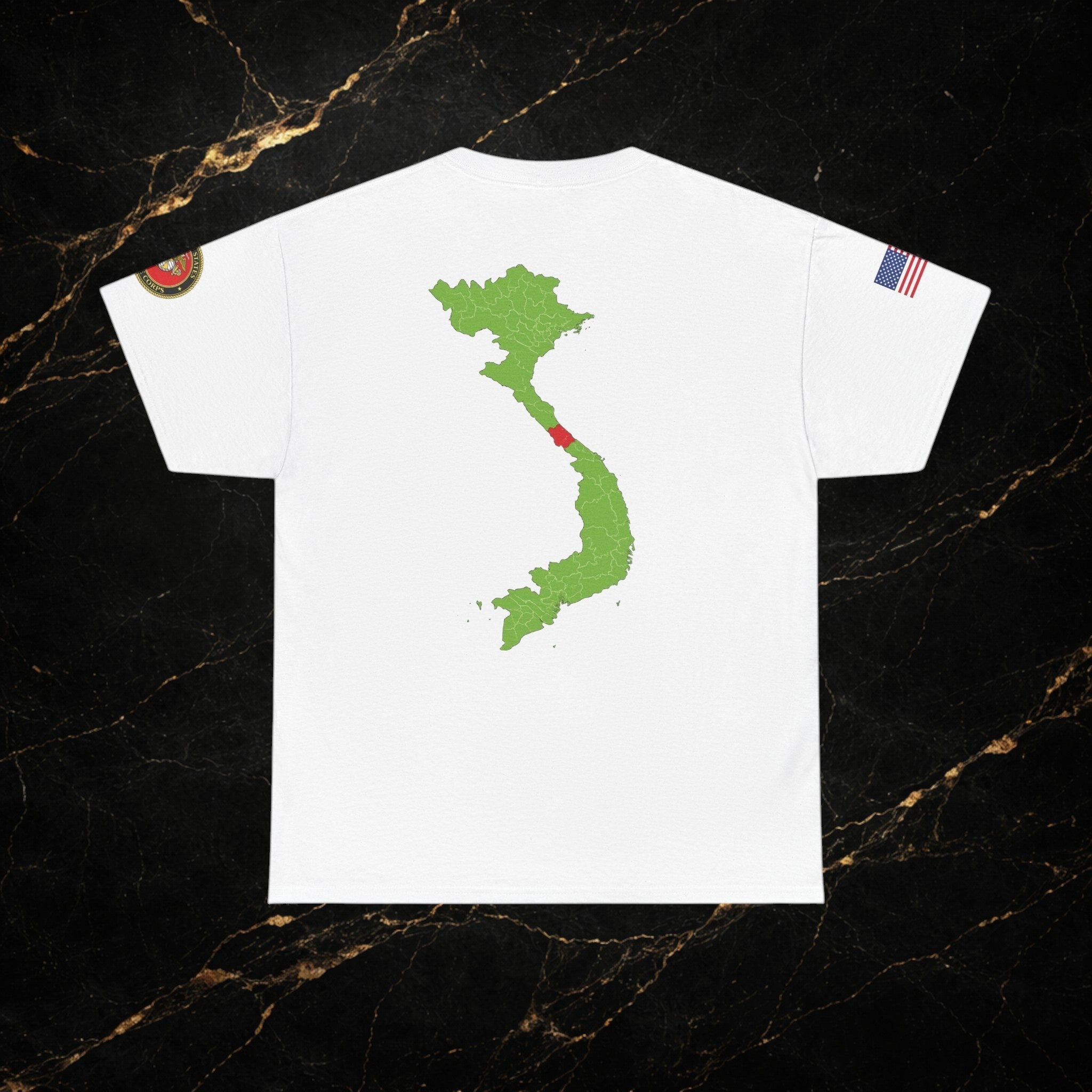 Quang Tri Vietnam Map Tee — Patriot Map T-Shirt with Quang Tri Text
