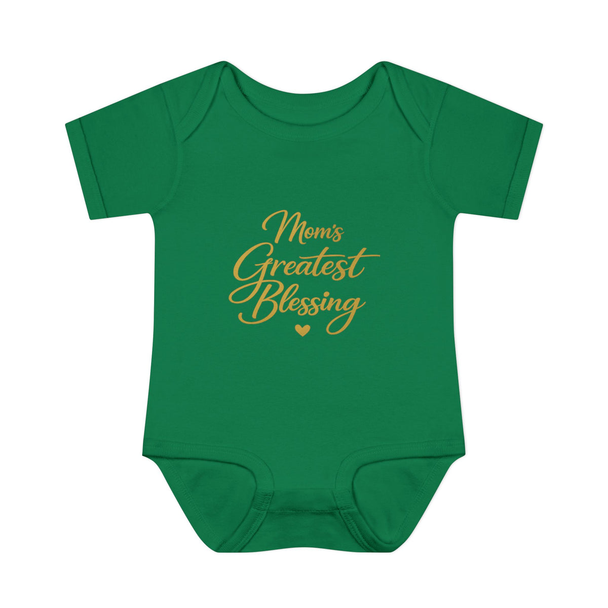 Mom's Greatest Blessing Infant Bodysuit — "Mom" Cross Newborn Onesie