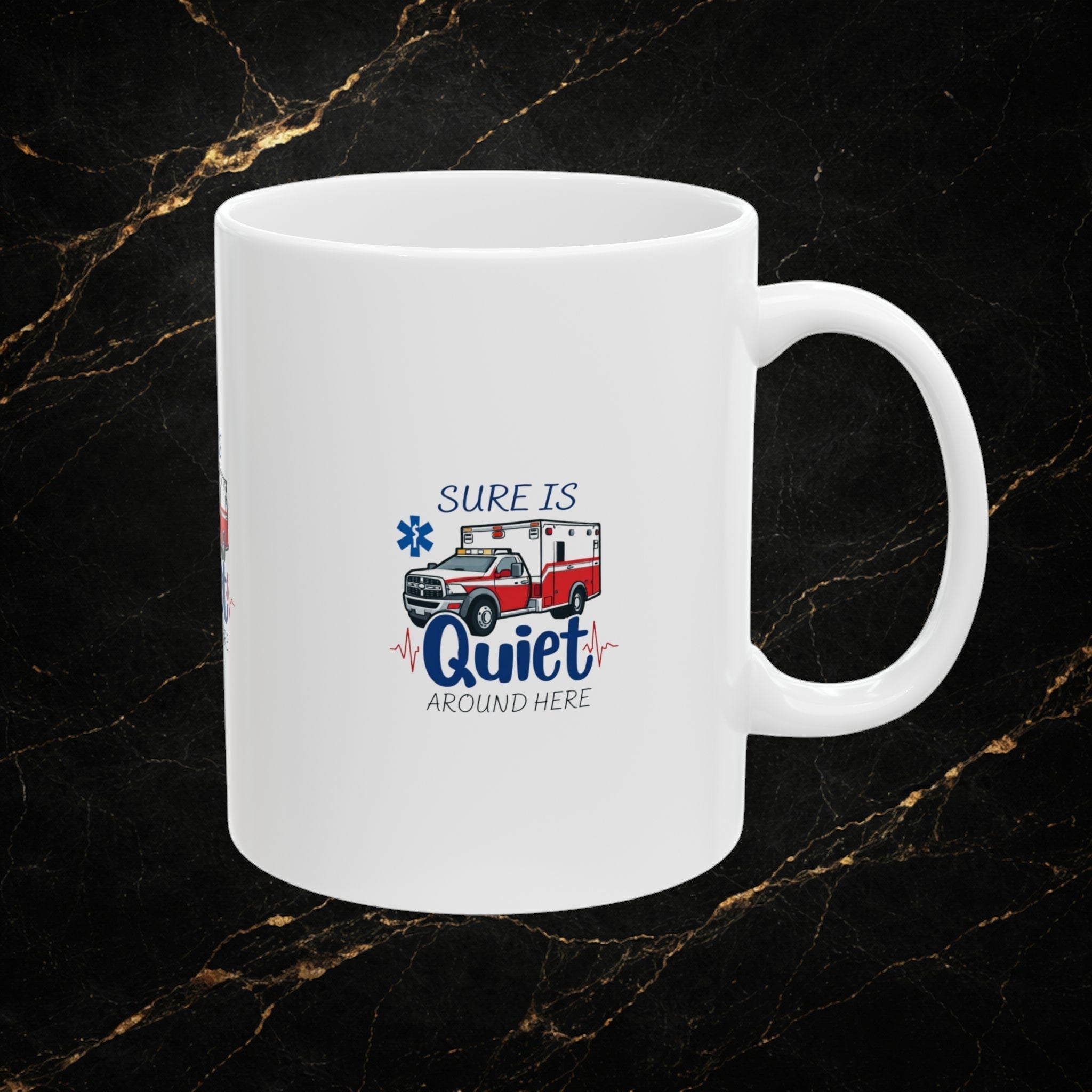 Emergency Medical Services EMT Coffee Mug - Ambulance & Medical Symbol 11oz/15oz