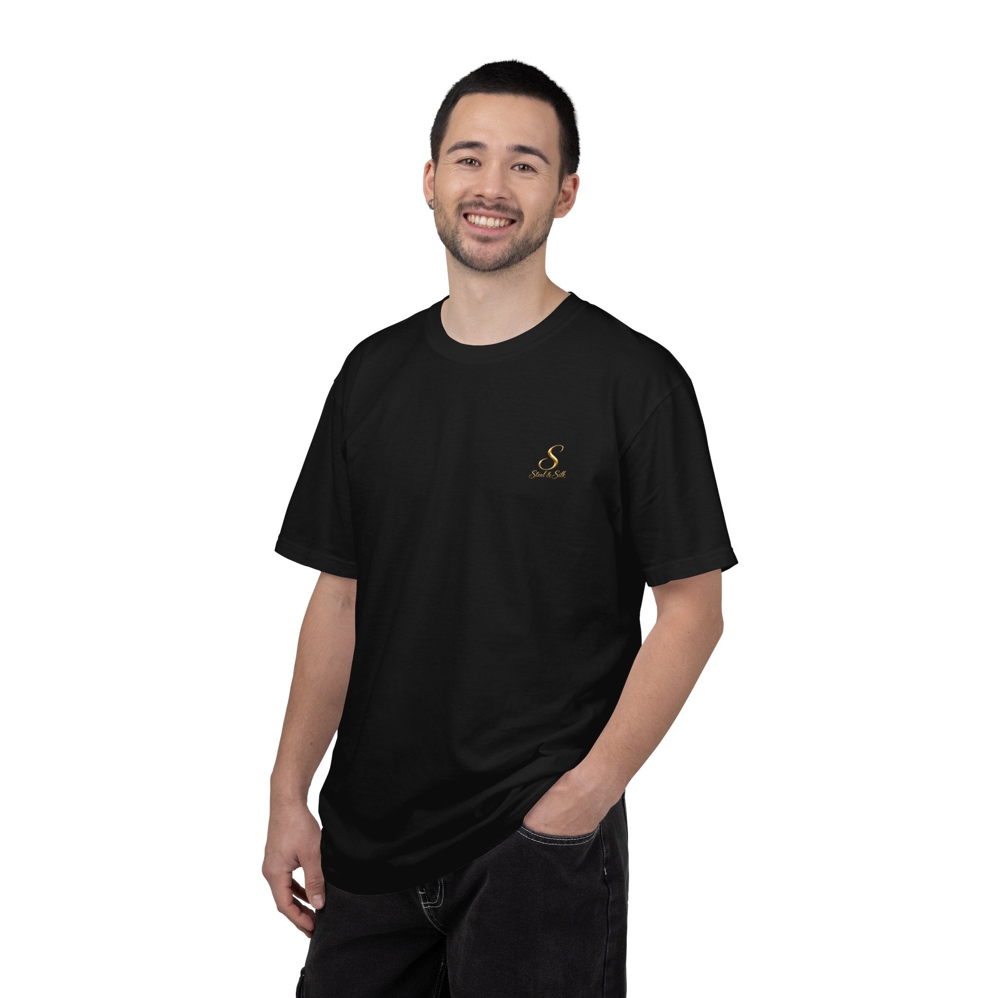 Handle With Force Heart Graphic T-Shirt — "Steal & Silk" Band Tee