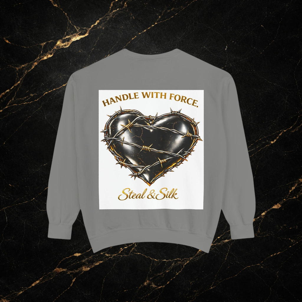 Handle With Force Barbed Heart Sweatshirt