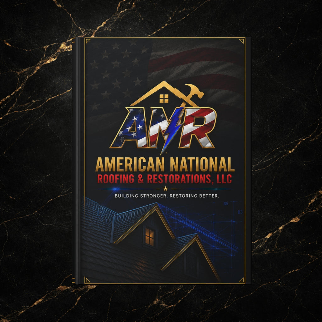 American National Roofing Hardcover Journal — Branded Contractor Notebook