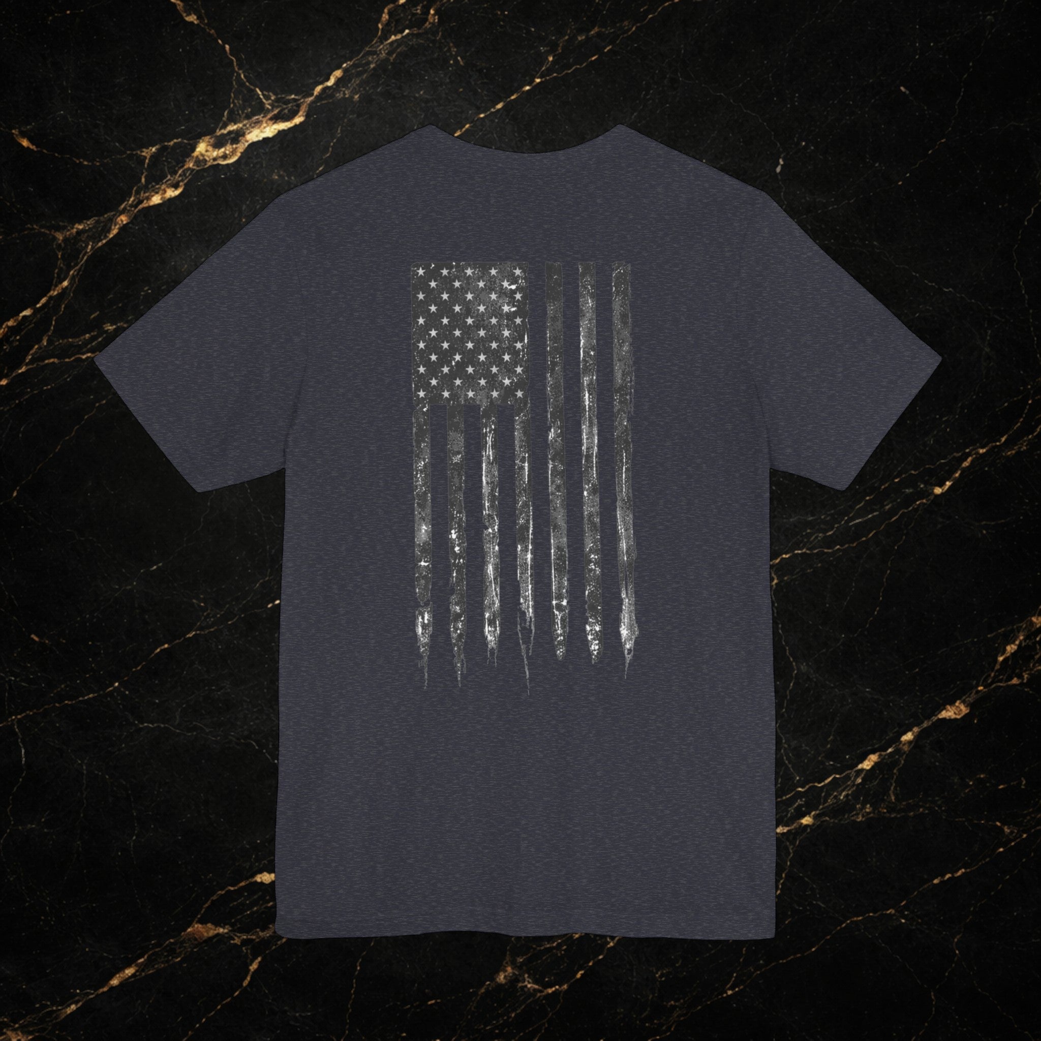 Distressed American Flag Patriot Tee