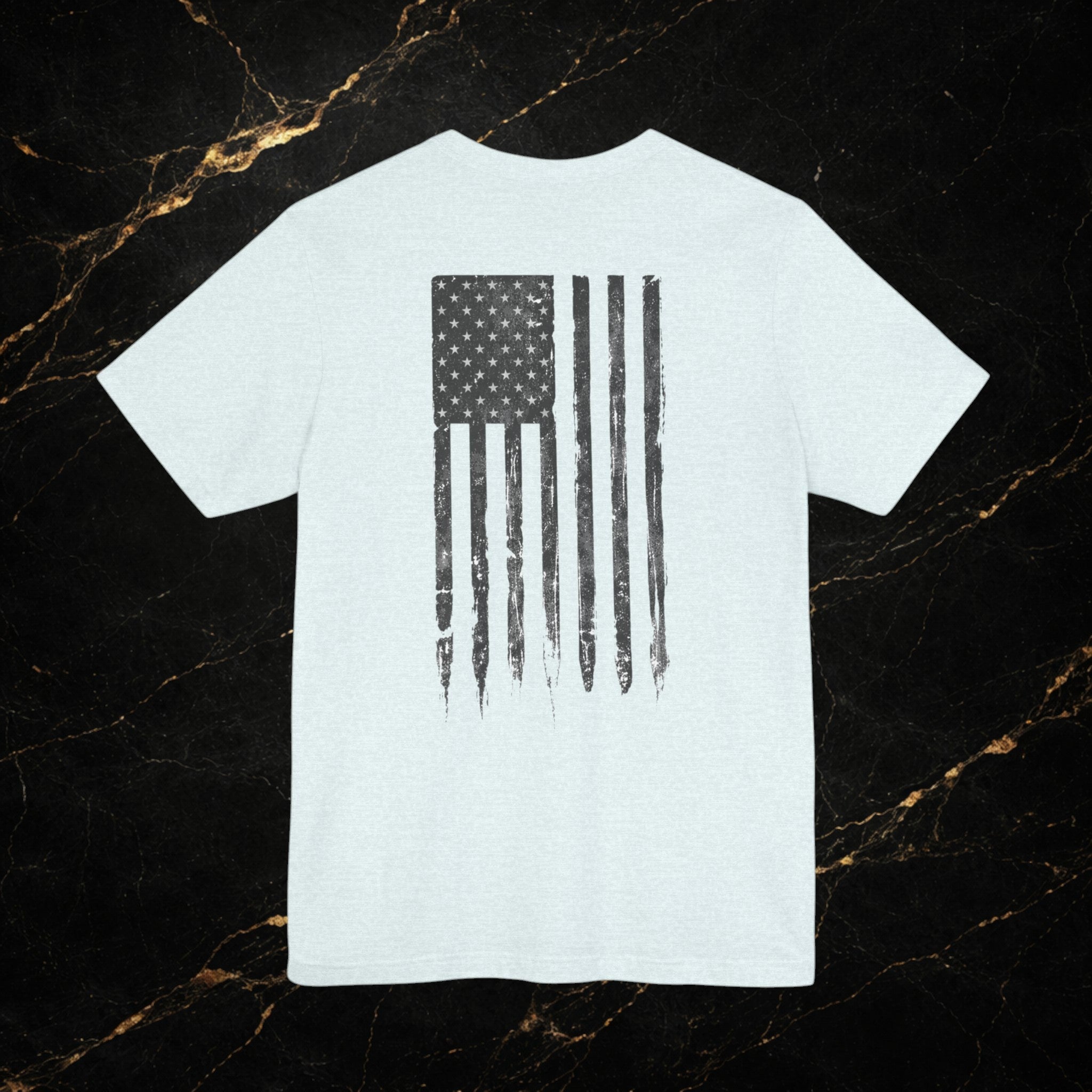 Distressed American Flag Patriot Tee