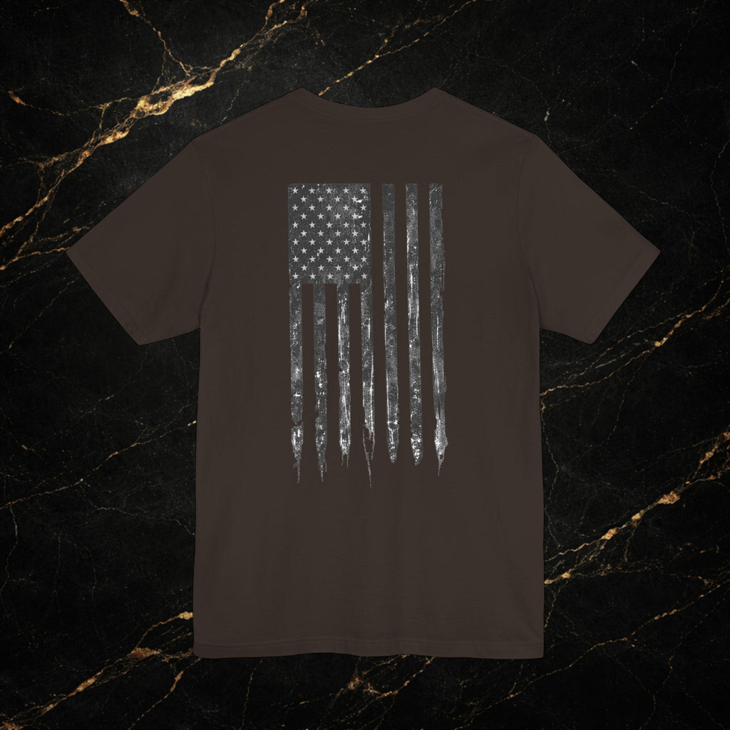 Distressed American Flag Patriot Tee