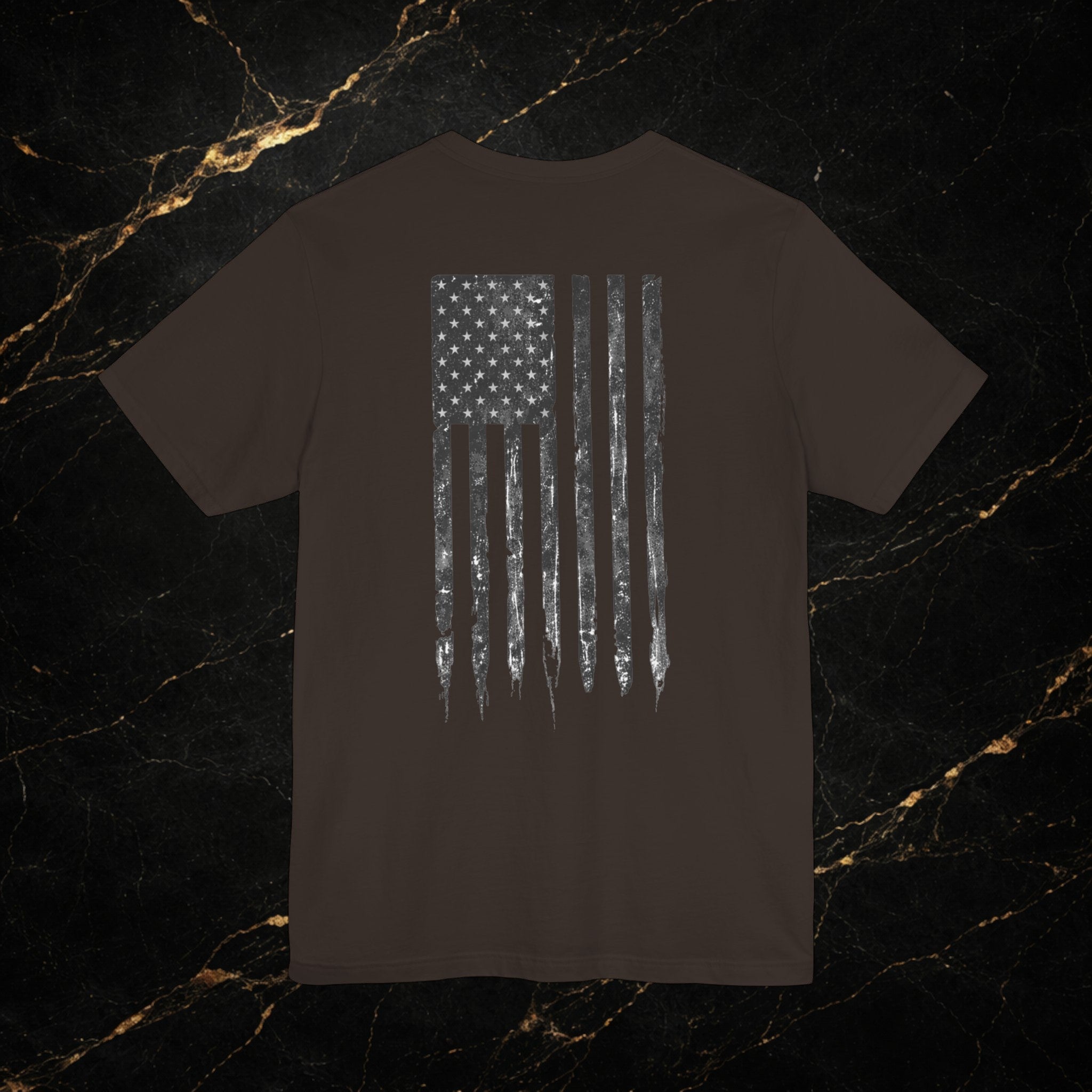 Distressed American Flag Patriot Tee