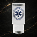 EMT Travel Mug - Emergency Medical Technician 14oz Stainless Steel Tumbler with Handle