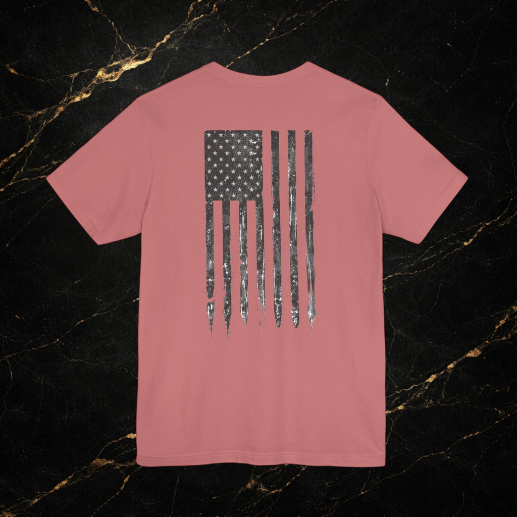 Distressed American Flag Patriot Tee