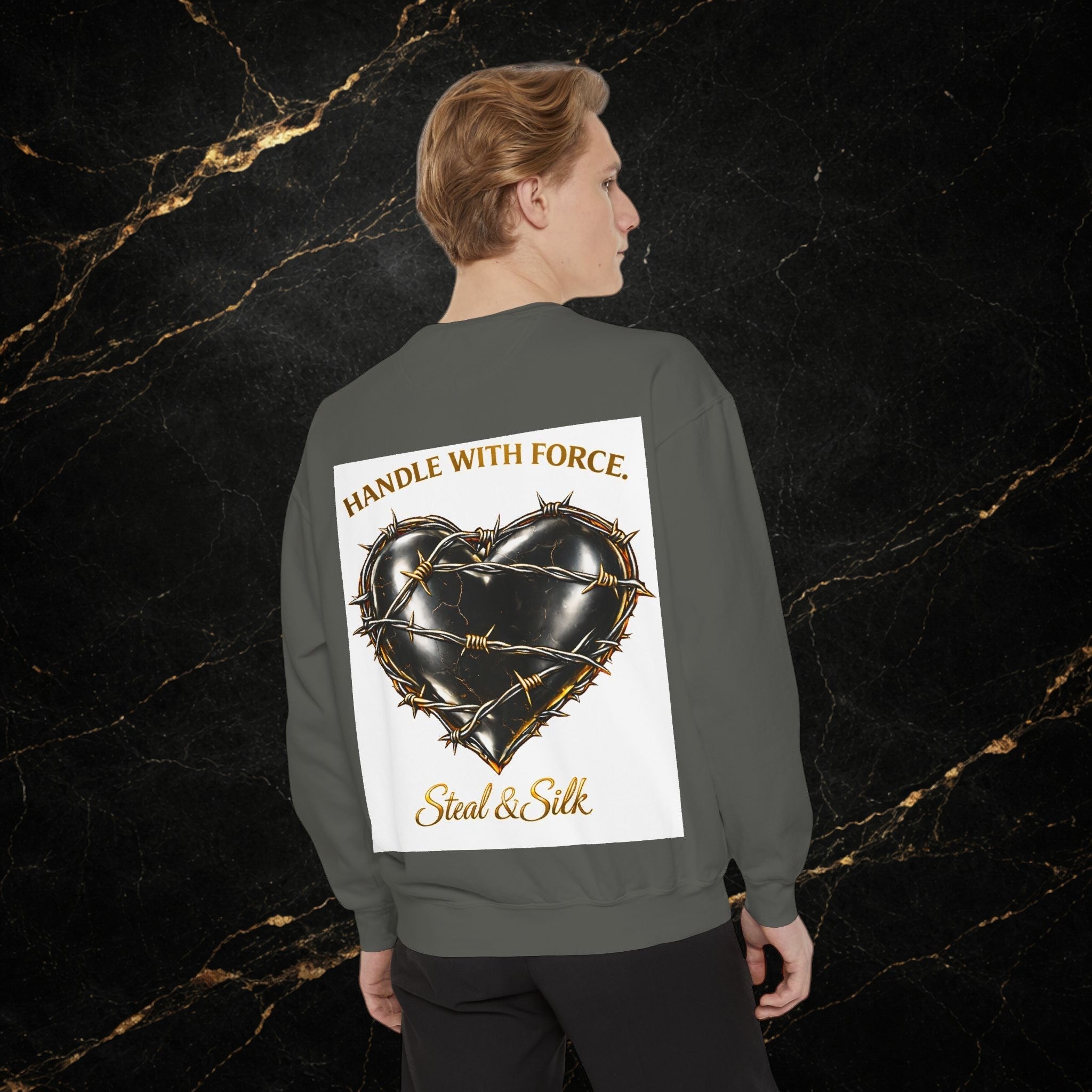 Handle With Force Barbed Heart Sweatshirt