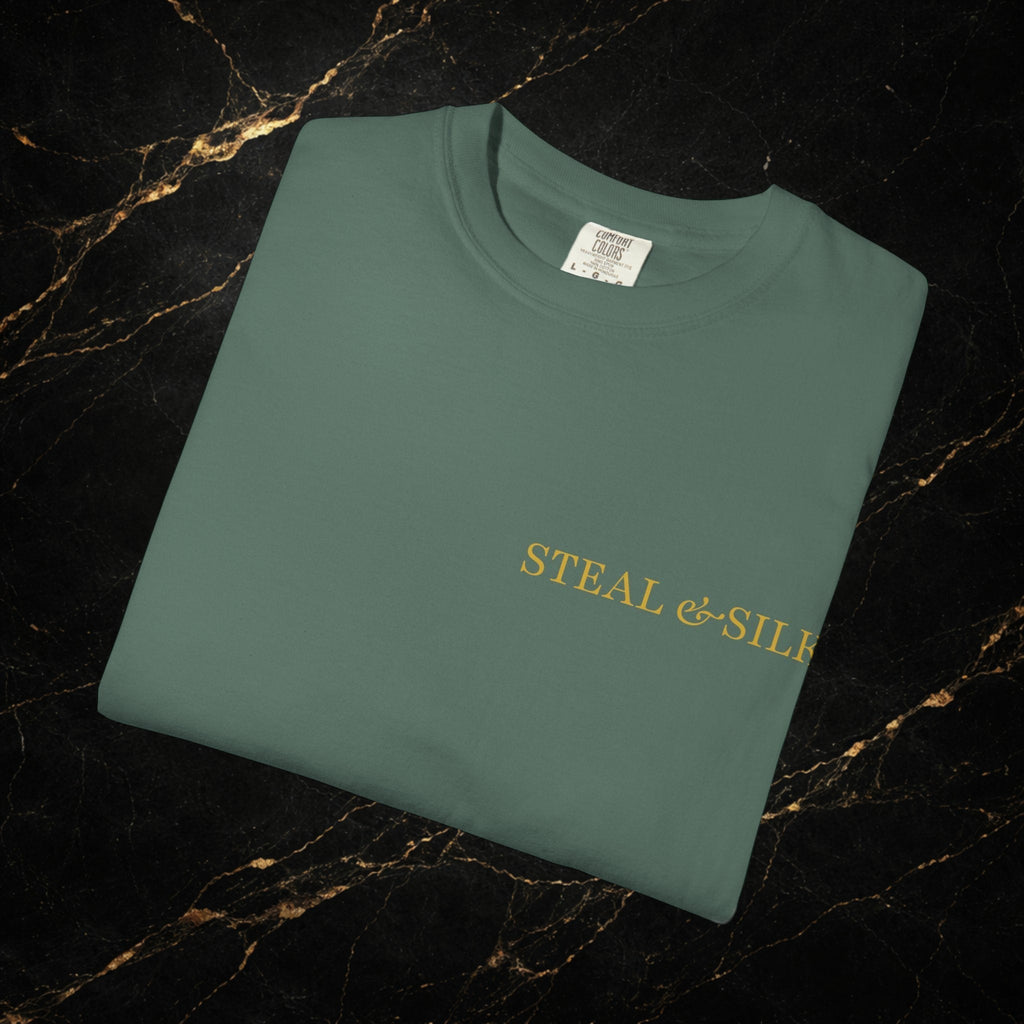 Handle With Force Heart Graphic T-Shirt — "Steal & Silk" Band Tee
