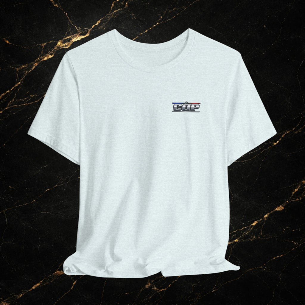 Police Squad! Retro Comedy Movie Tee — Vintage Ensemble Back Print T‑Shirt