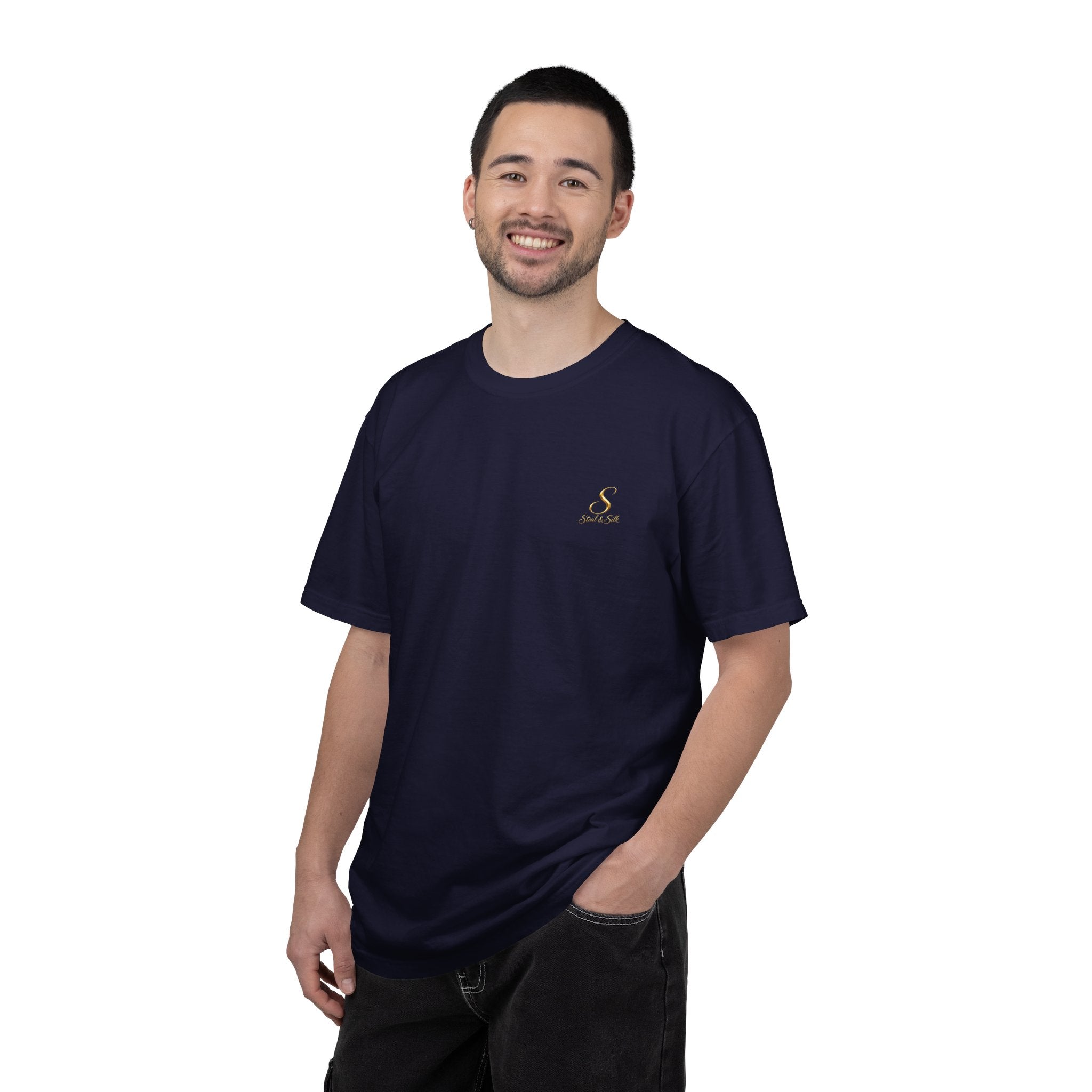 Handle With Force Heart Graphic T-Shirt — "Steal & Silk" Band Tee