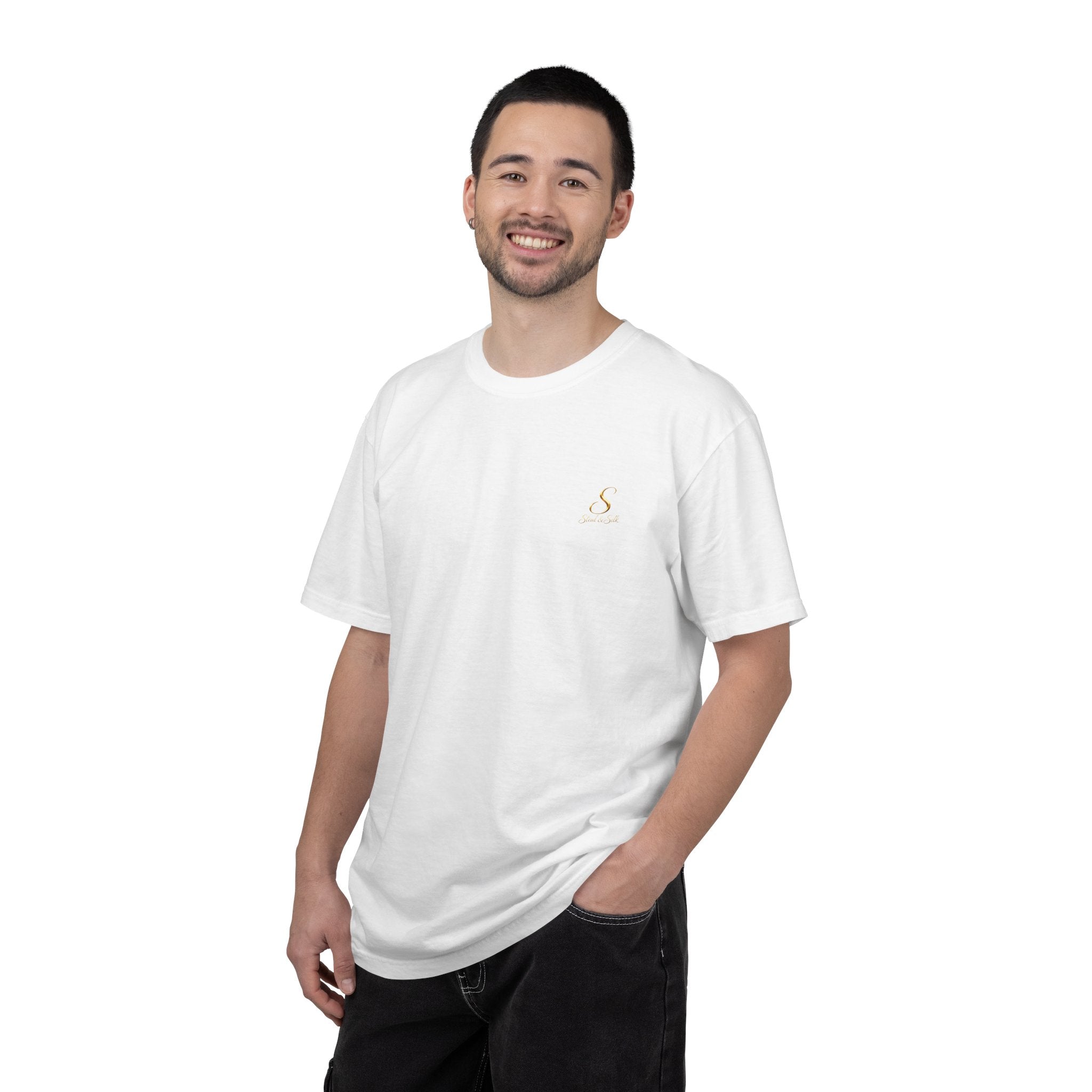 Handle With Force Heart Graphic T-Shirt — "Steal & Silk" Band Tee