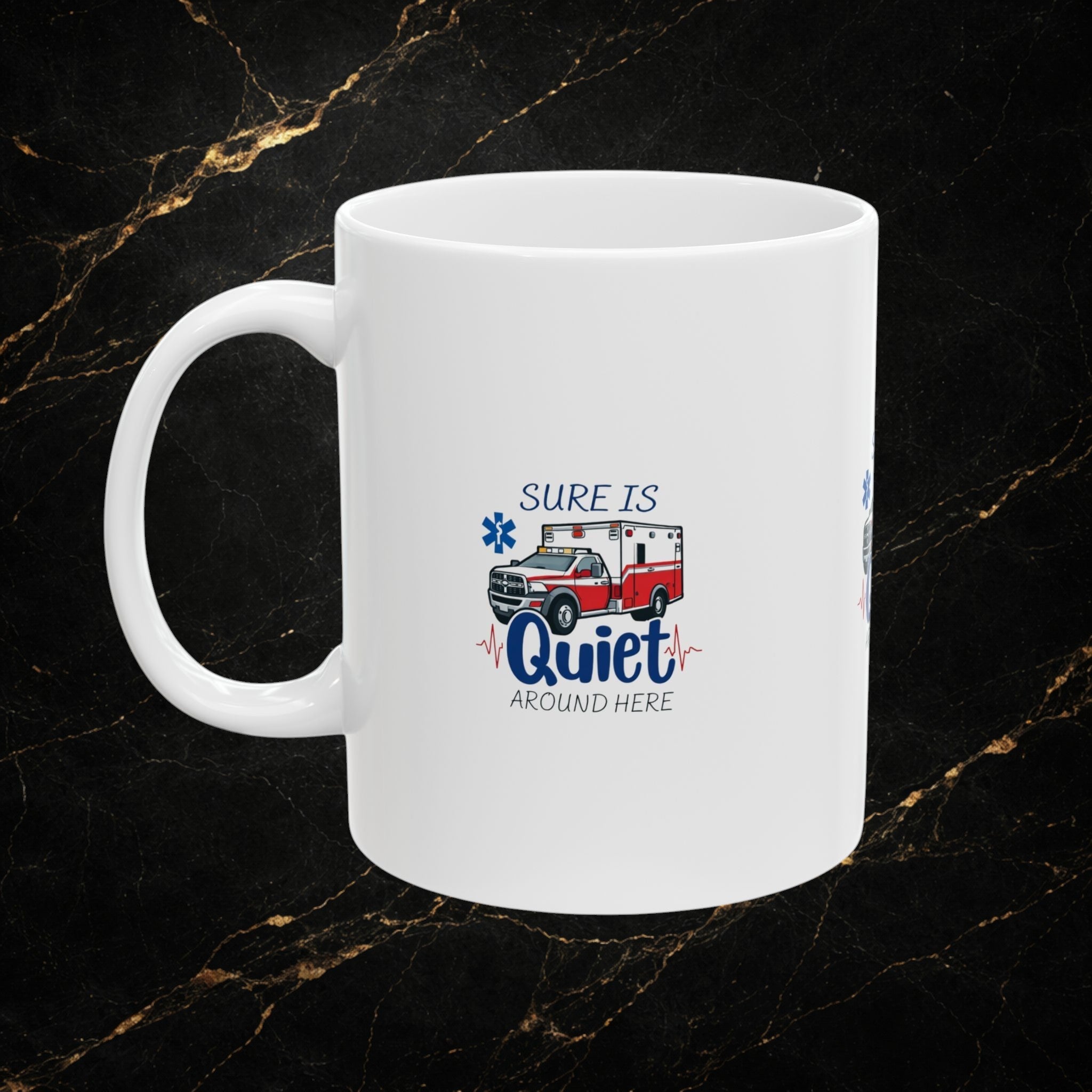 Emergency Medical Services EMT Coffee Mug - Ambulance & Medical Symbol 11oz/15oz