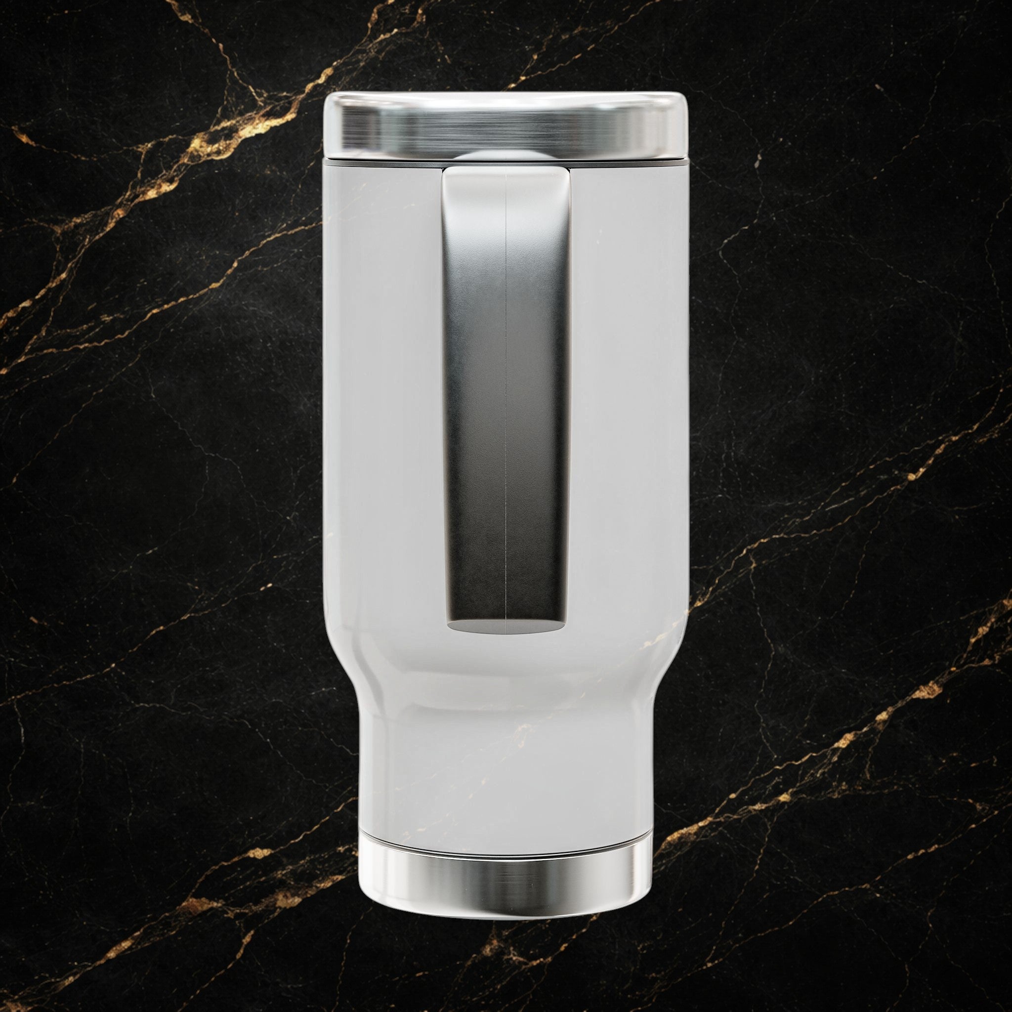 Air Force Travel Mug - "Fly. Fight. Win." 14oz Stainless Steel Insulated Tumbler with Handle