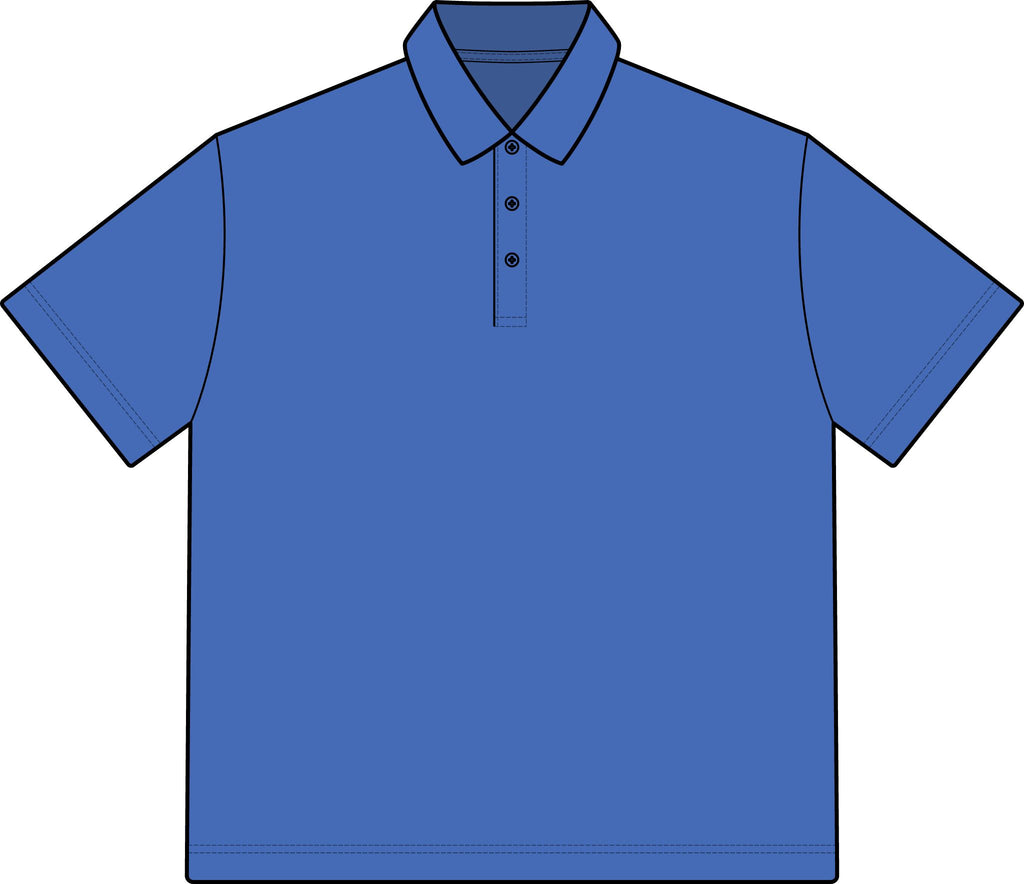 Men's Polo Shirt with American Flag Racing Car Embroidered Logo — Patriotic Motorsports Golf Polo