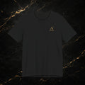 Steal & Silk black 100% cotton t-shirt with retro "Hot Police Officers Club" graphic on back and small chest logo.